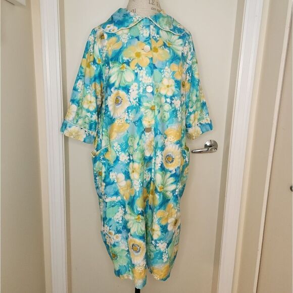 Vintage 50s floral day coat - Picture 2 of 12